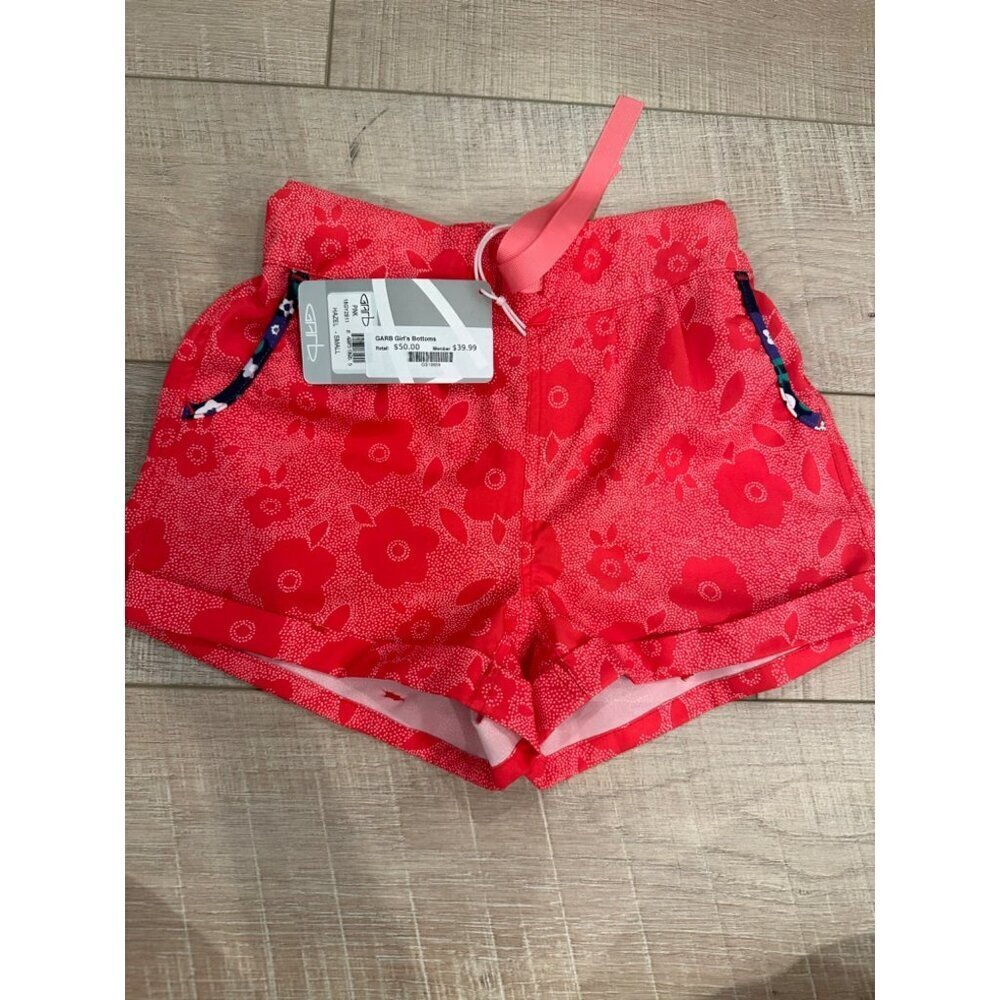 GARB GIRLS PINK SHORTS NEW SIZE SMALL 5/6